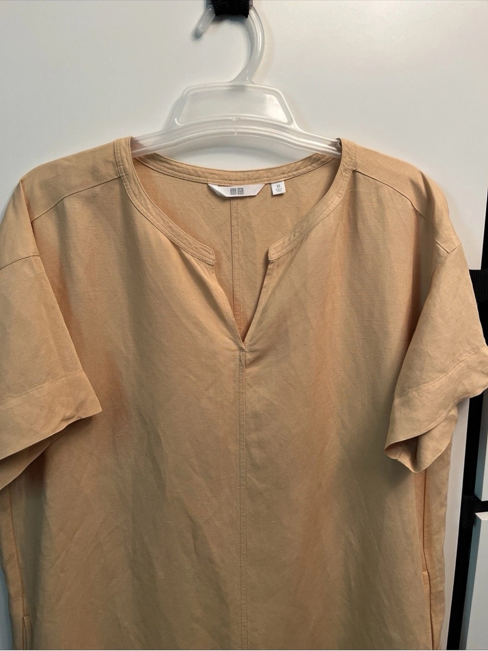 Uniqlo women's linen midi dress